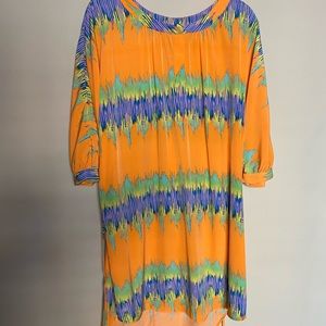 Bright Silk Dress